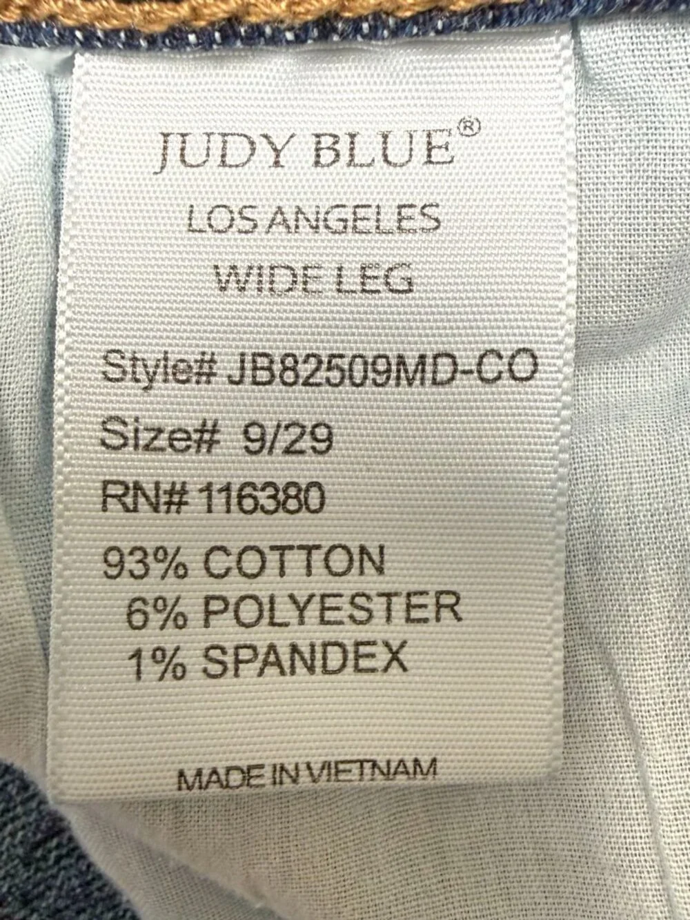 Judy Blue Wide Leg‎ Jeans - Picture 9 of 12